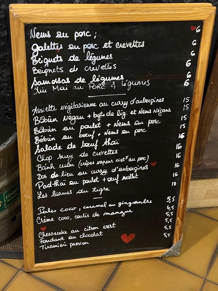 Bouillon Tigre - Menu Image 1