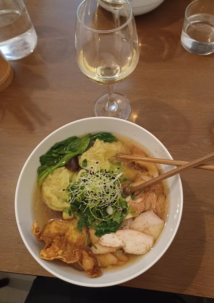 Raviolis Frits Et Bouillon